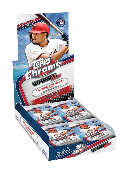 2025 Topps Chrome Update Series Baseball Hobby 12 Box Case