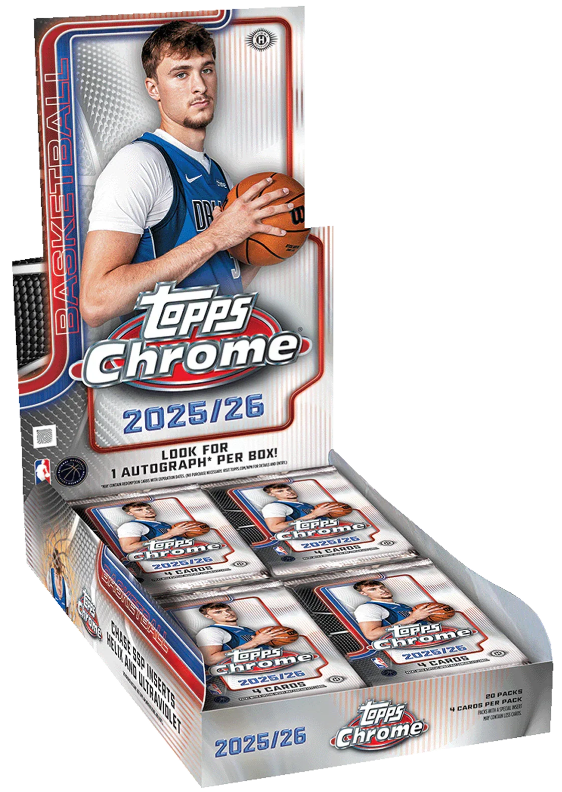2025-26 Topps Chrome Basketball Hobby Box